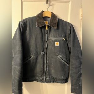 Distressed Carhartt MEN'S BLANKET-LINED DETROIT JACKET - RELAXED FIT